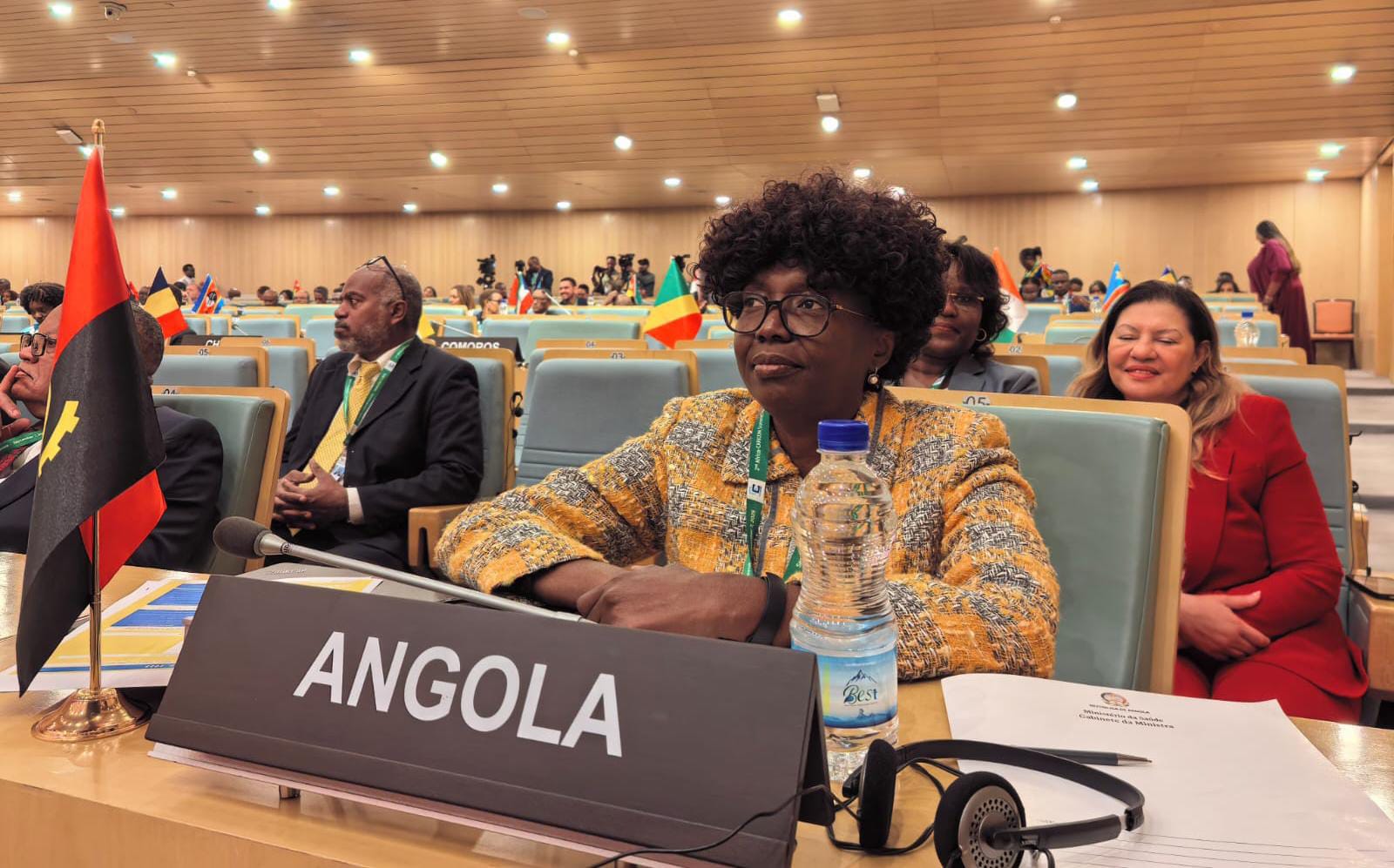 Imagem de capa da notíciaSílvia Lutucuta destaca cobertura universal da saúde como forte compromisso do Executivo 